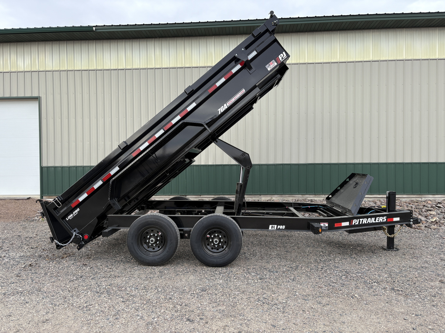 New 2026 14'x83"14k PJ Low Pro Dump Trailer - Hyd Jack