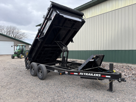 New 2026 14'x83"14k PJ Low Pro Dump Trailer - Hyd Jack