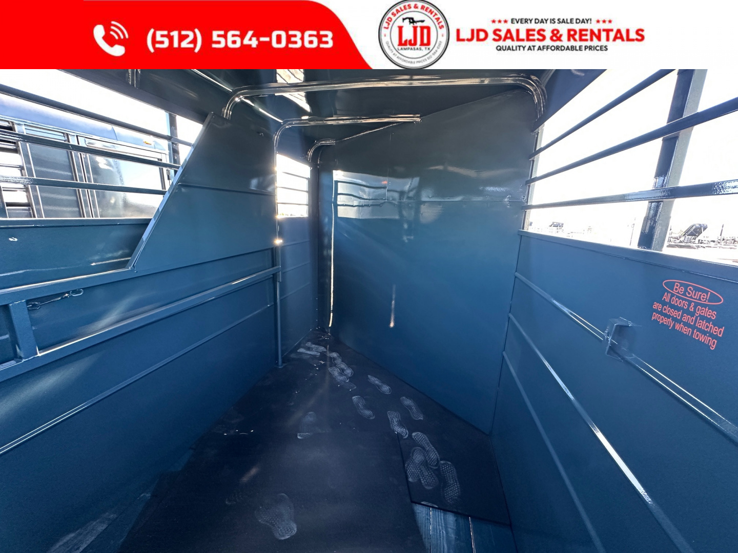 New 2026 Calico 6'X13'X7' 2 Horse Slant Trailer