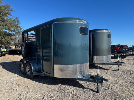 New 2026 Calico 6'X13'X7' 2 Horse Slant Trailer