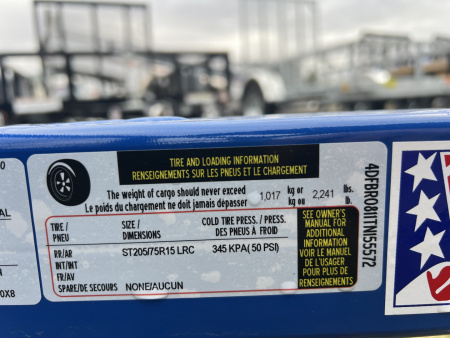 New 2026 Master Tow 5X8 3K Utility Trailer