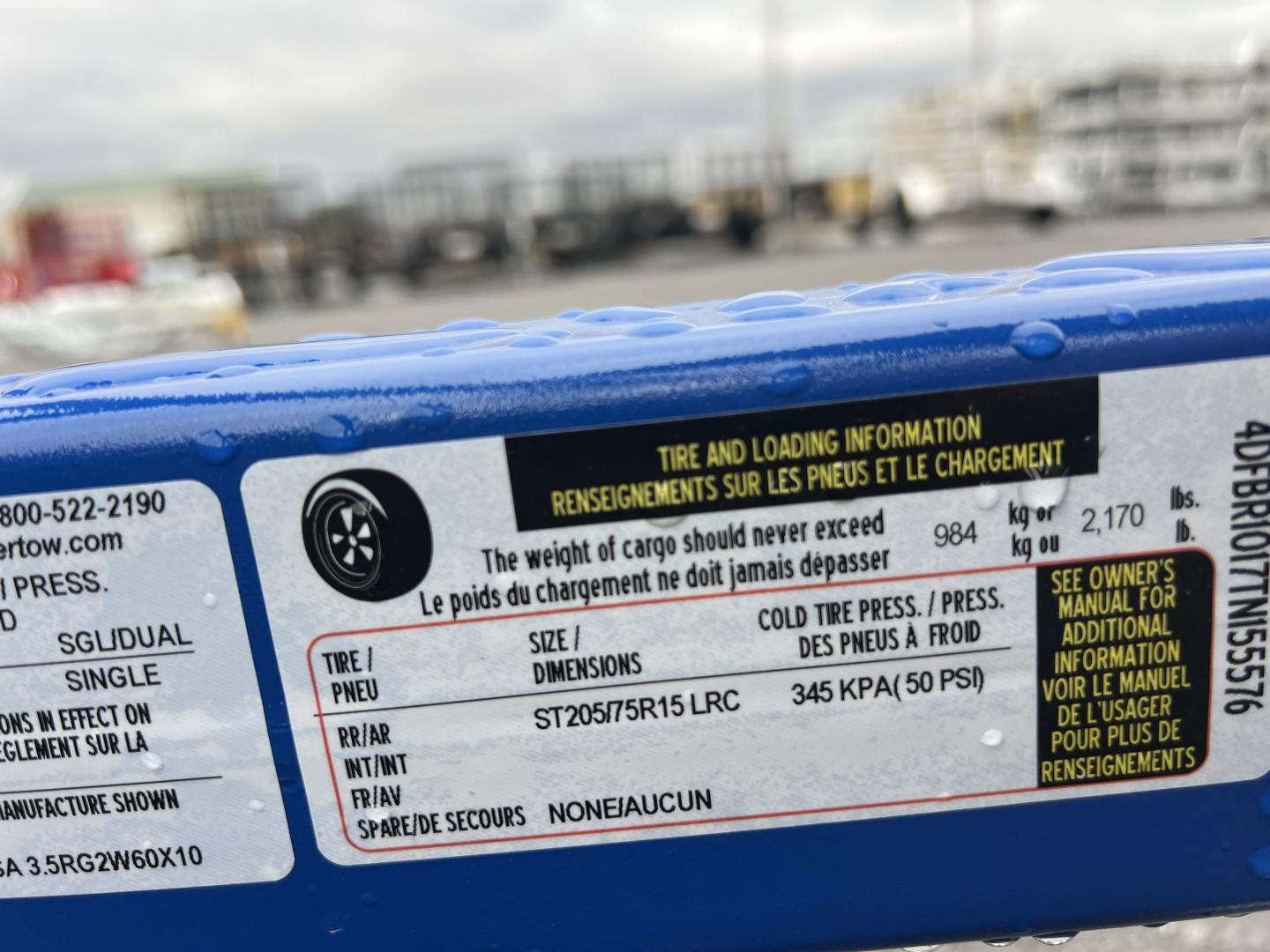 New 2026 Master Tow 5X10 3K Utility Trailer