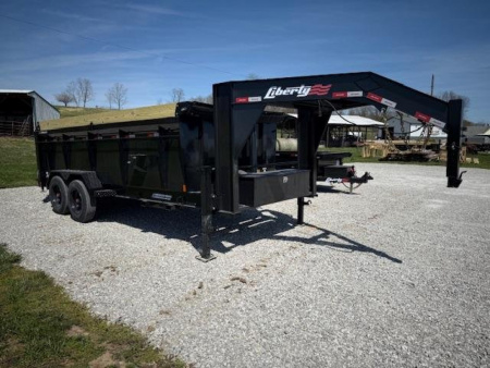 New 2026 Liberty 83X16 LIBERTY 16K HIGHSIDE TELESCOPIC GOOSENECK Dump Trailer Dump Trailer