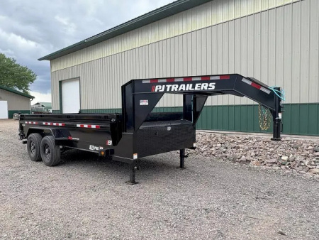 New 2026 16' x 83  14k PJ Low-Pro Gooseneck Dump Trailer