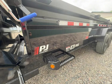New 2026 16' x 83" 14k PJ Low-Pro Gooseneck Dump Trailer