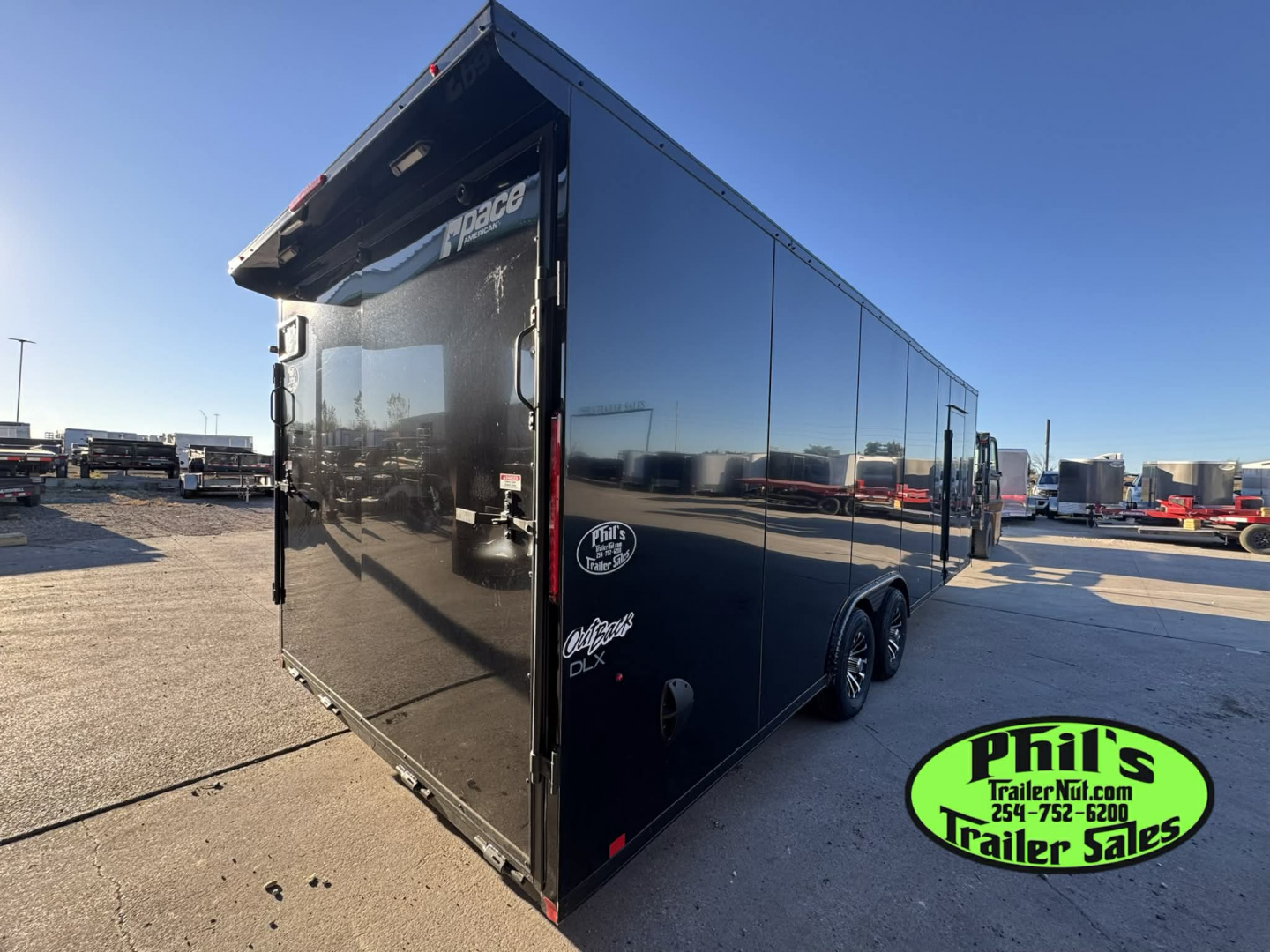 New Pace American 8.5X24 Cargo / Enclosed Trailer REAR WING & UPGRADED .080 SCREWLESS EXTERIOR car hauler ALUMINUM WHEEL UPGRADE!!!