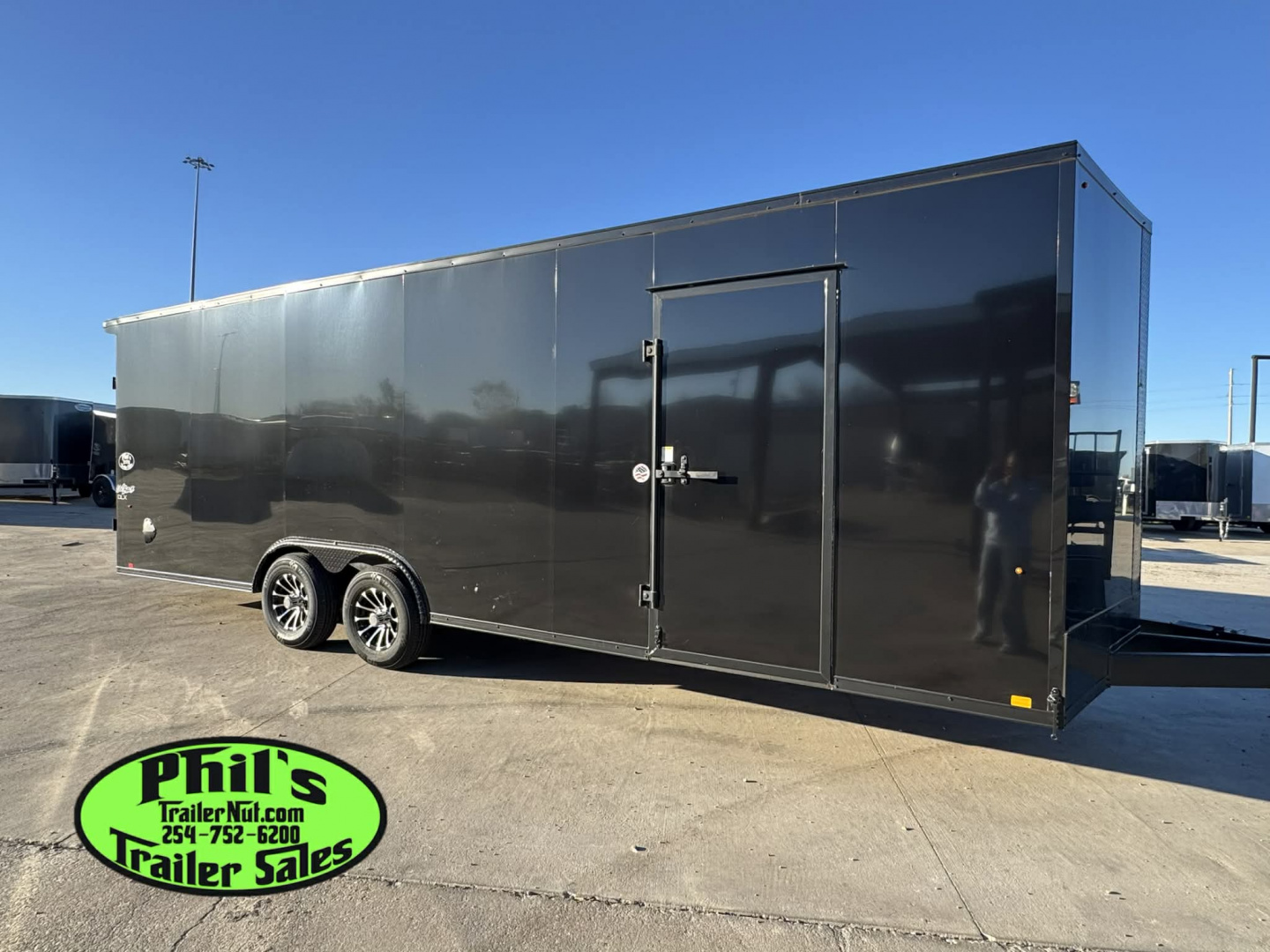 New Pace American 8.5X24 Cargo / Enclosed Trailer REAR WING & UPGRADED .080 SCREWLESS EXTERIOR car hauler ALUMINUM WHEEL UPGRADE!!!