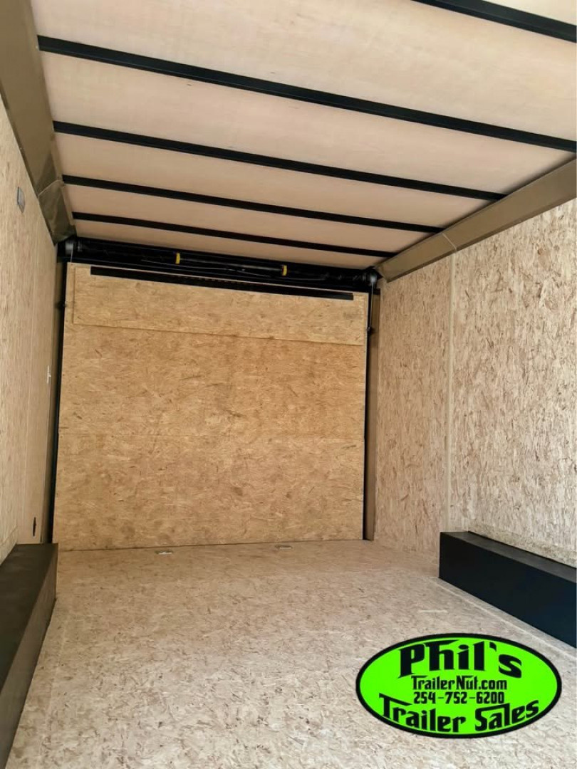 New Pace American 8.5X24 Cargo / Enclosed Trailer REAR WING & UPGRADED .080 SCREWLESS EXTERIOR car hauler ALUMINUM WHEEL UPGRADE!!!