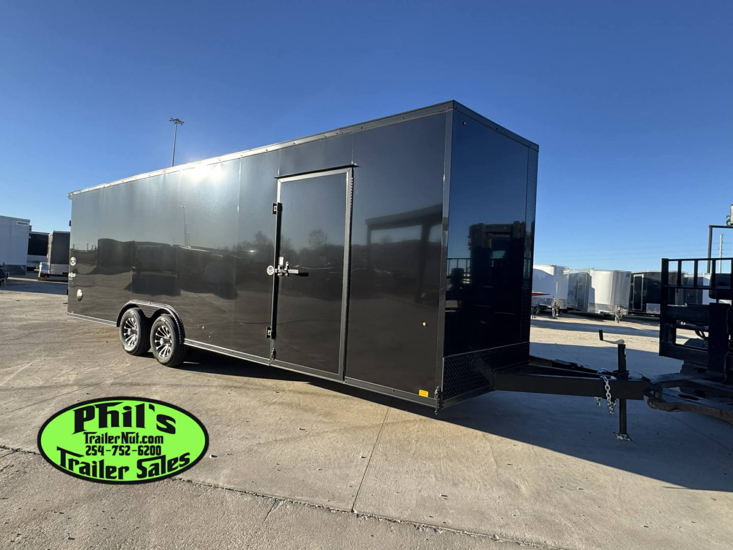 New Pace American 8.5X24 Cargo / Enclosed Trailer REAR WING & UPGRADED .080 SCREWLESS EXTERIOR car hauler ALUMINUM WHEEL UPGRADE!!!