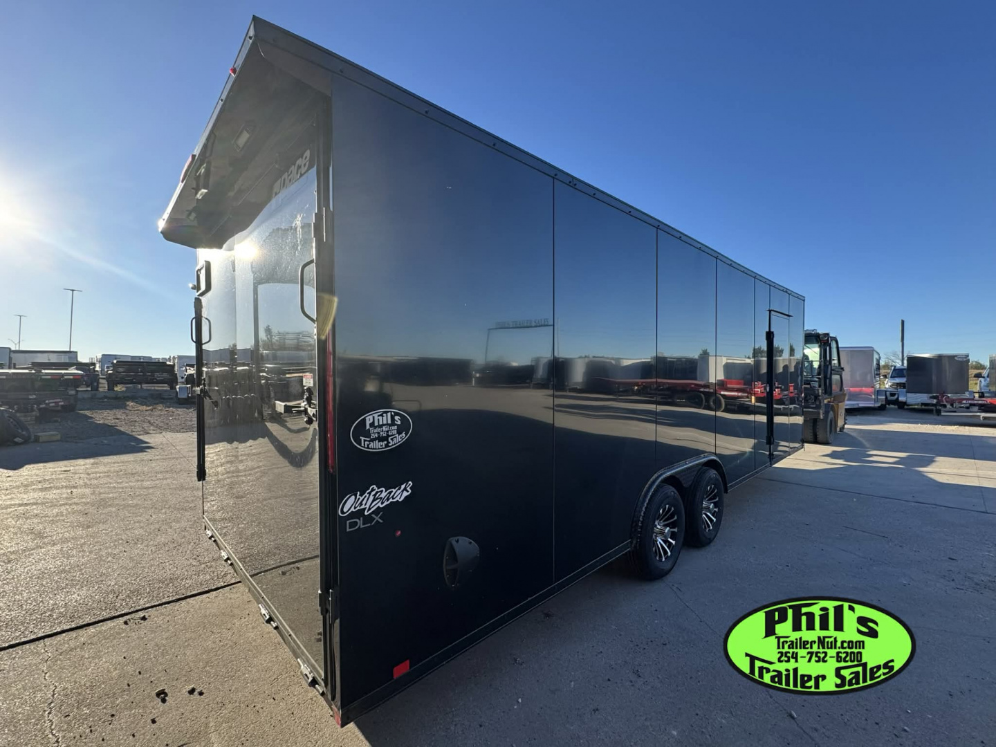 New Pace American 8.5X24 Cargo / Enclosed Trailer REAR WING & UPGRADED .080 SCREWLESS EXTERIOR car hauler ALUMINUM WHEEL UPGRADE!!!