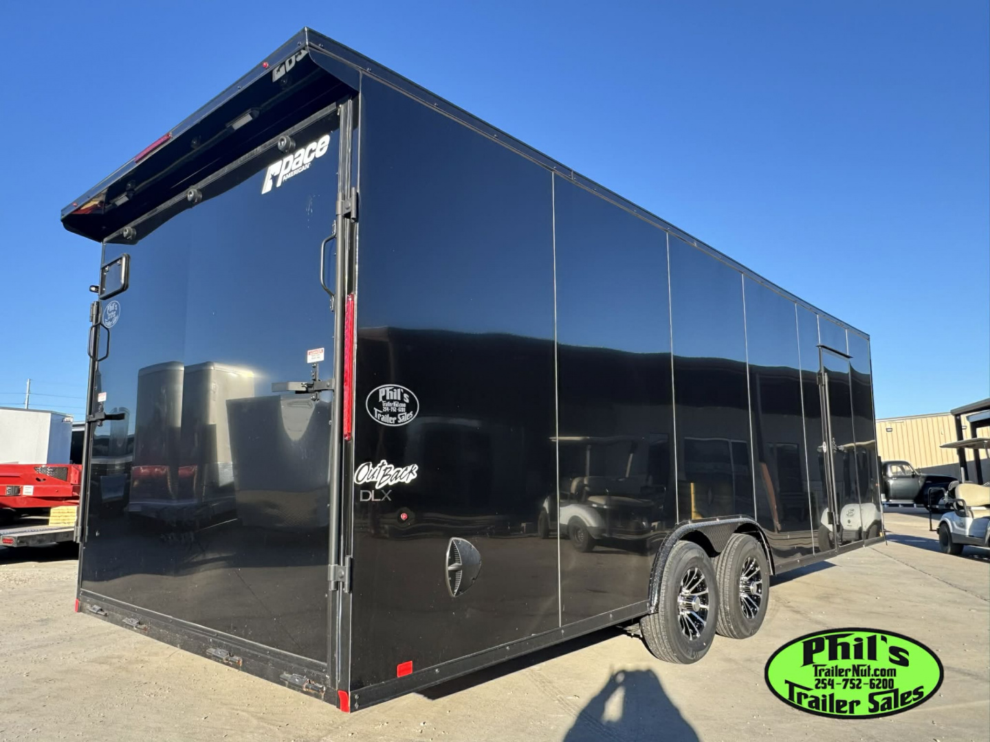 New Pace American 8.5X24 Cargo / Enclosed Trailer REAR WING & UPGRADED .080 SCREWLESS EXTERIOR car hauler ALUMINUM WHEEL UPGRADE!!!