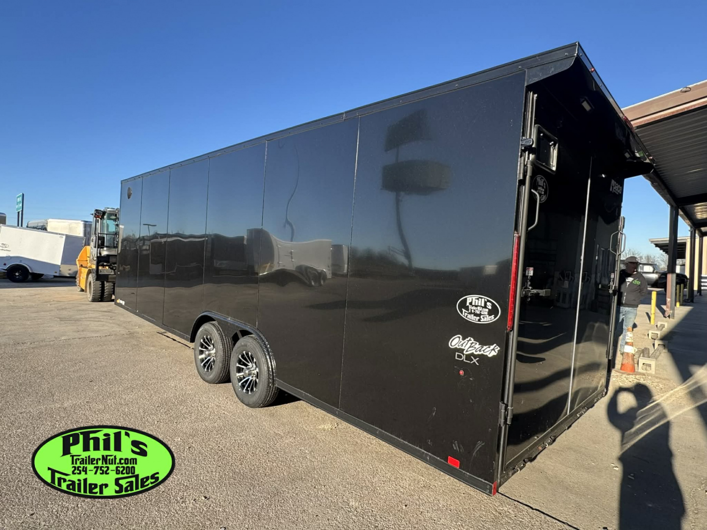 New Pace American 8.5X24 Cargo / Enclosed Trailer REAR WING & UPGRADED .080 SCREWLESS EXTERIOR car hauler ALUMINUM WHEEL UPGRADE!!!