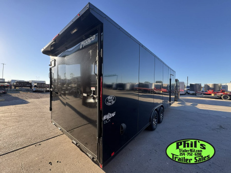 New Pace American 8.5X24 Cargo / Enclosed Trailer REAR WING & UPGRADED .080 SCREWLESS EXTERIOR car hauler ALUMINUM WHEEL UPGRADE!!!