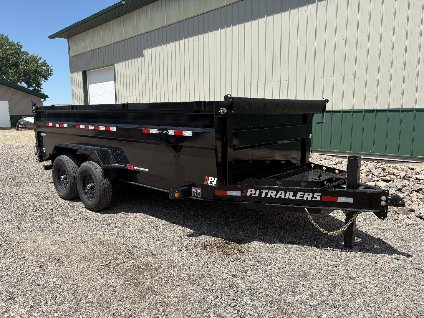 New 2026 16'x83" 14k PJ Low Pro High Side Dump Trailer