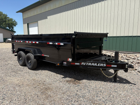 New 2026 16'x83  14k PJ Low Pro High Side Dump Trailer