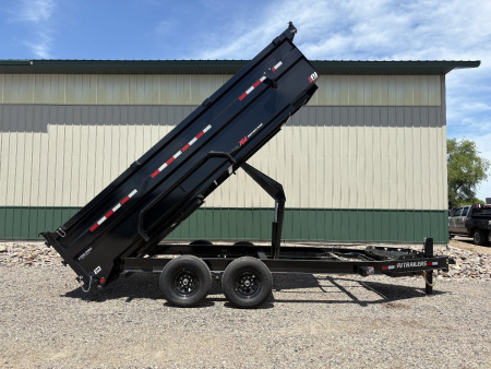 New 2026 16'x83" 14k PJ Low Pro High Side Dump Trailer