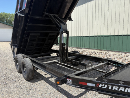 New 2026 16'x83" 14k PJ Low Pro High Side Dump Trailer