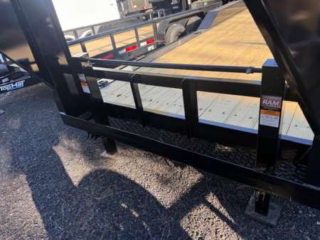 New 2026 Top Hat Trailers 22x102" GNWDO 14K Flatbed Trailer