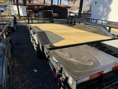 New 2026 Top Hat Trailers 22x102" GNWDO 14K Flatbed Trailer