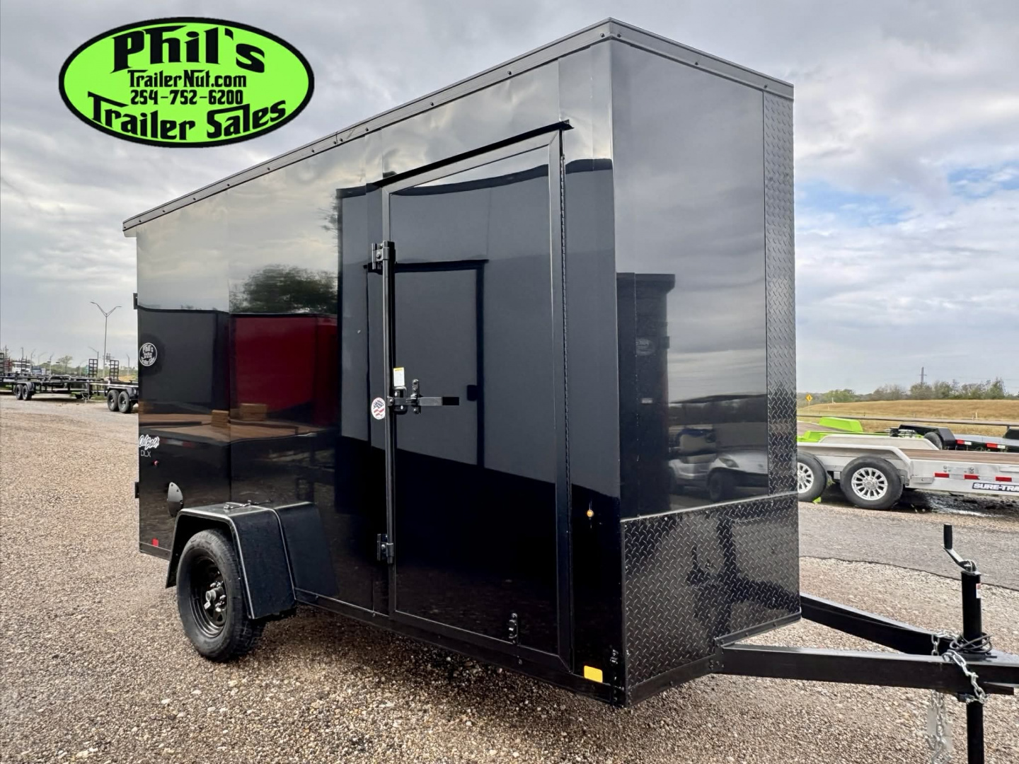 New Pace American 6X12 ENCLOSED TRAILER Cargo / Enclosed Trailer WING & BLACKOUT PACKAGE!