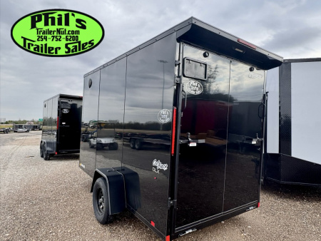 New Pace American 6X12 ENCLOSED TRAILER Cargo / Enclosed Trailer WING & BLACKOUT PACKAGE!