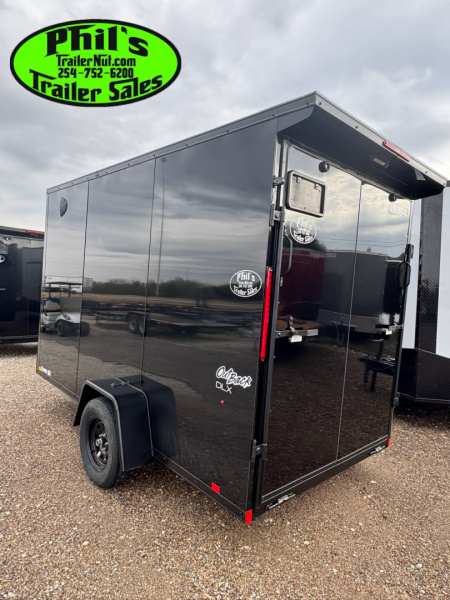 New Pace American 6X12 ENCLOSED TRAILER Cargo / Enclosed Trailer WING & BLACKOUT PACKAGE!