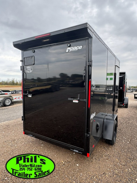 New Pace American 6X12 ENCLOSED TRAILER Cargo / Enclosed Trailer WING & BLACKOUT PACKAGE!