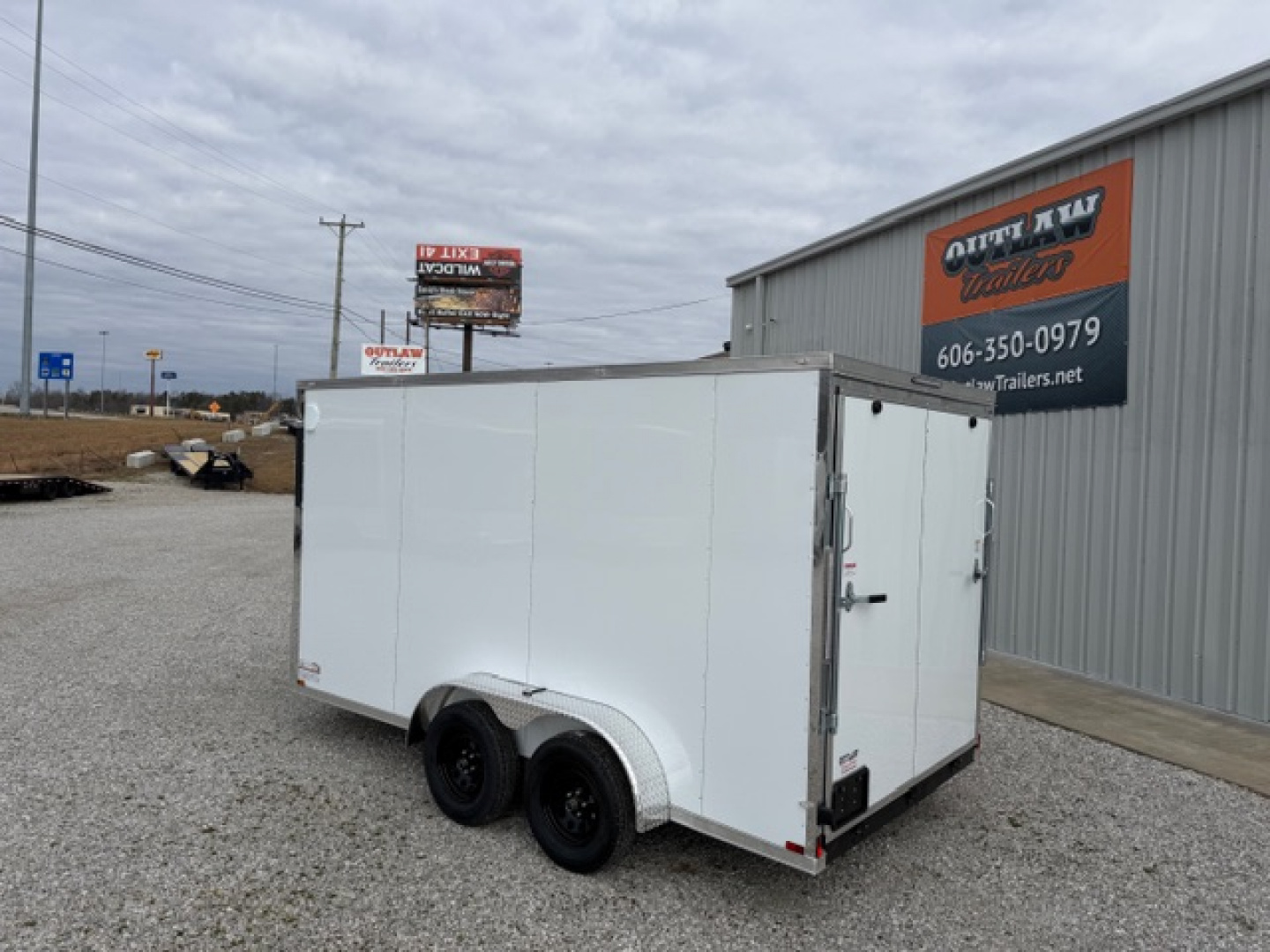 New 2026 Outlaw Trailers 7x14 7k Cargo / Enclosed Trailer
