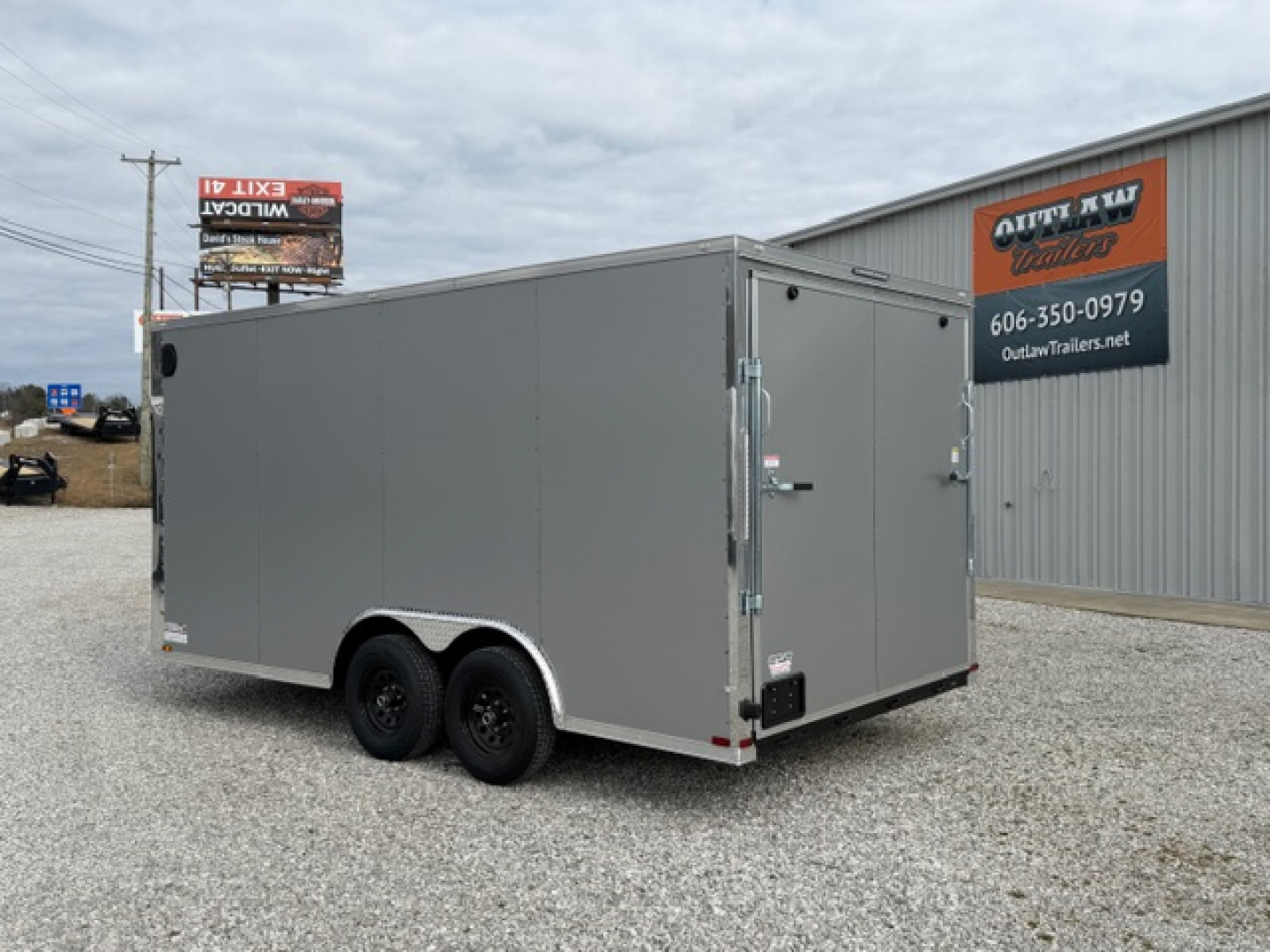 New 2026 Outlaw Trailers 8.5x16 10k Cargo / Enclosed Trailer