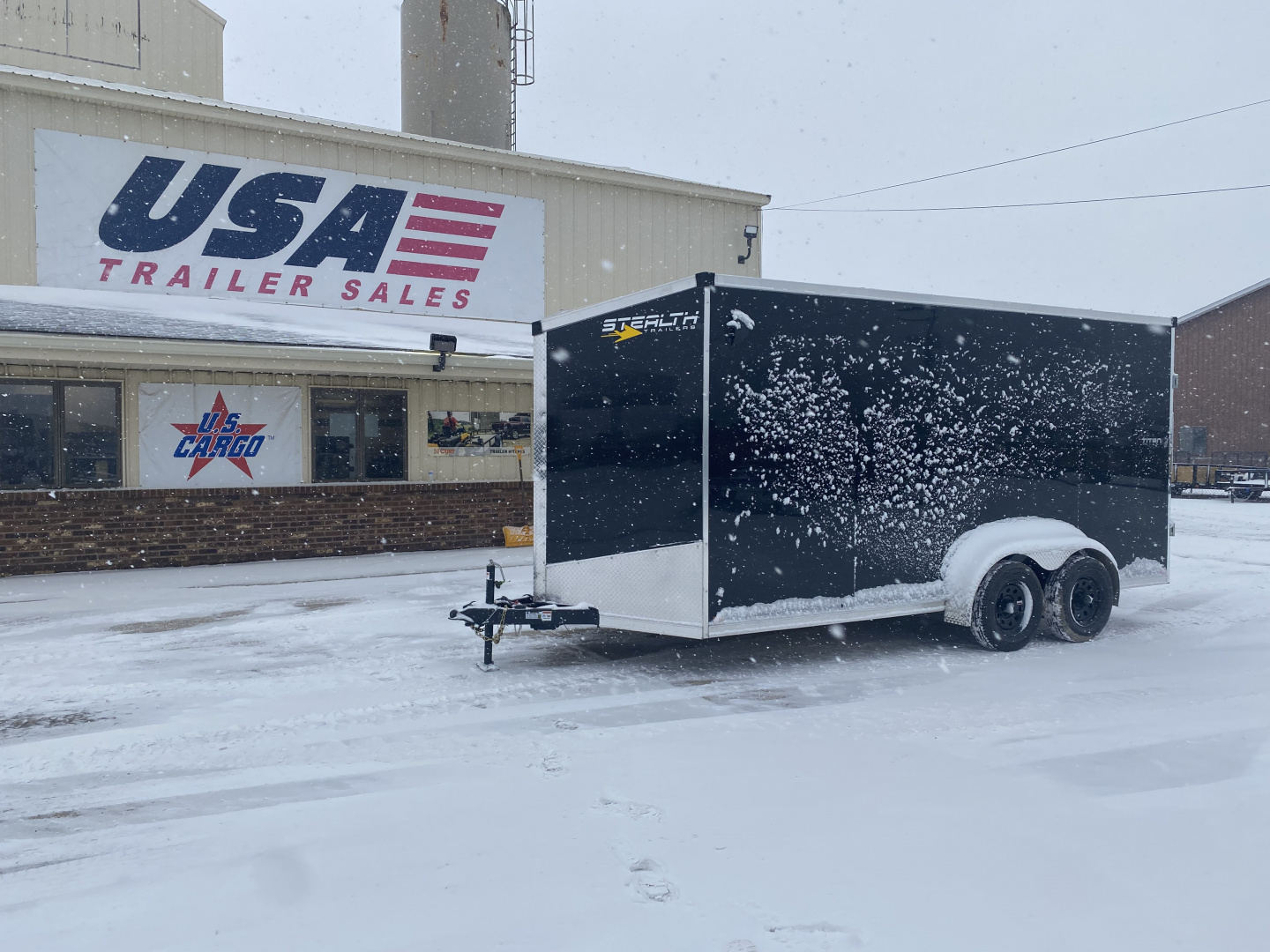 New 2026 Stealth Trailers Titan 7x16 w/Ramp Door & 7ft Height