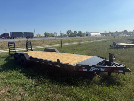 New 2026 Liberty 83”x22’ 16K W/ KNEE RAMPS Equipment Trailer