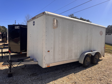 Used 2003 Wells Cargo 7x16 7K GVWR Enclosed Trailer