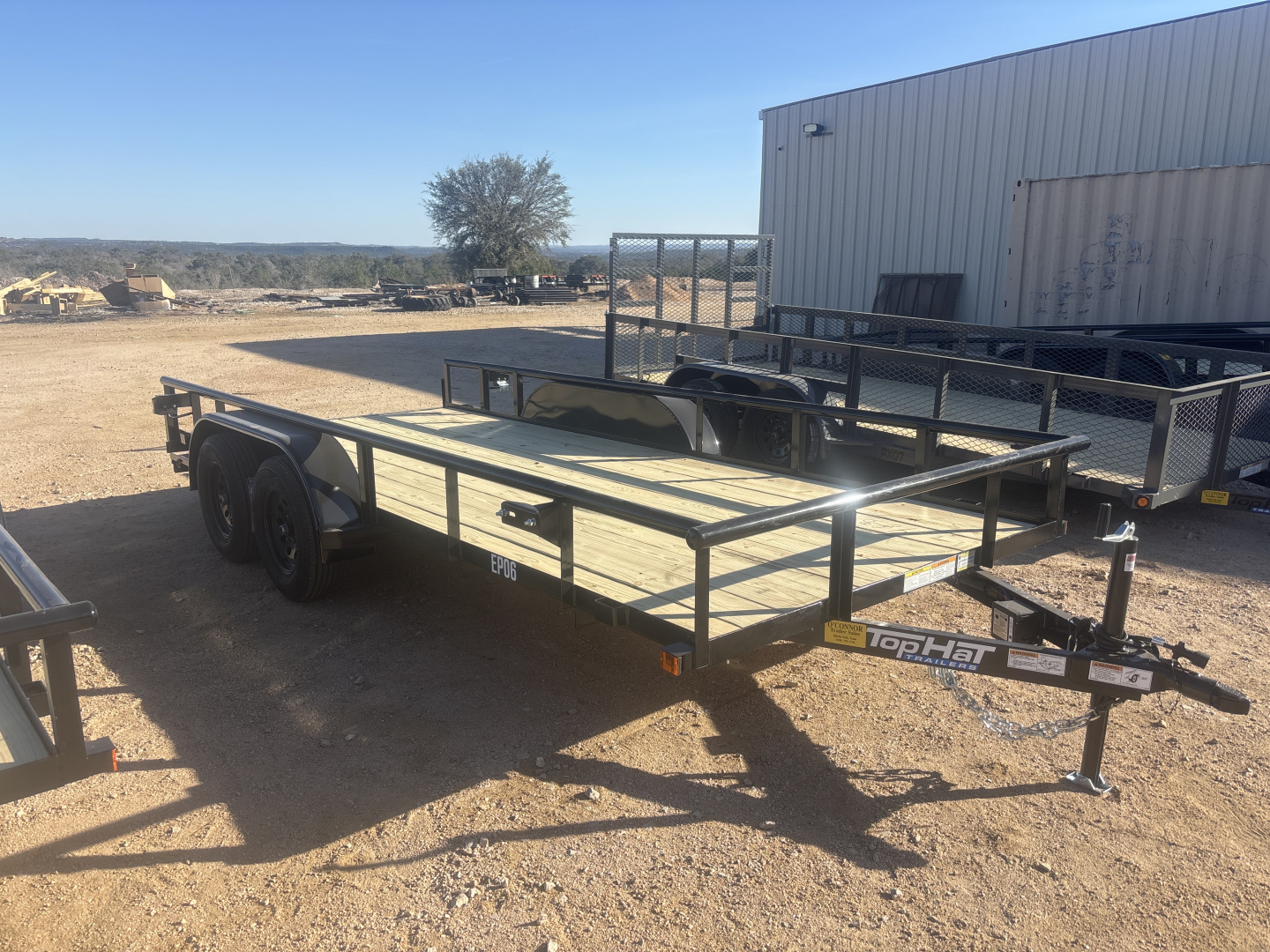New 2026 Top Hat EP Utility Trailer