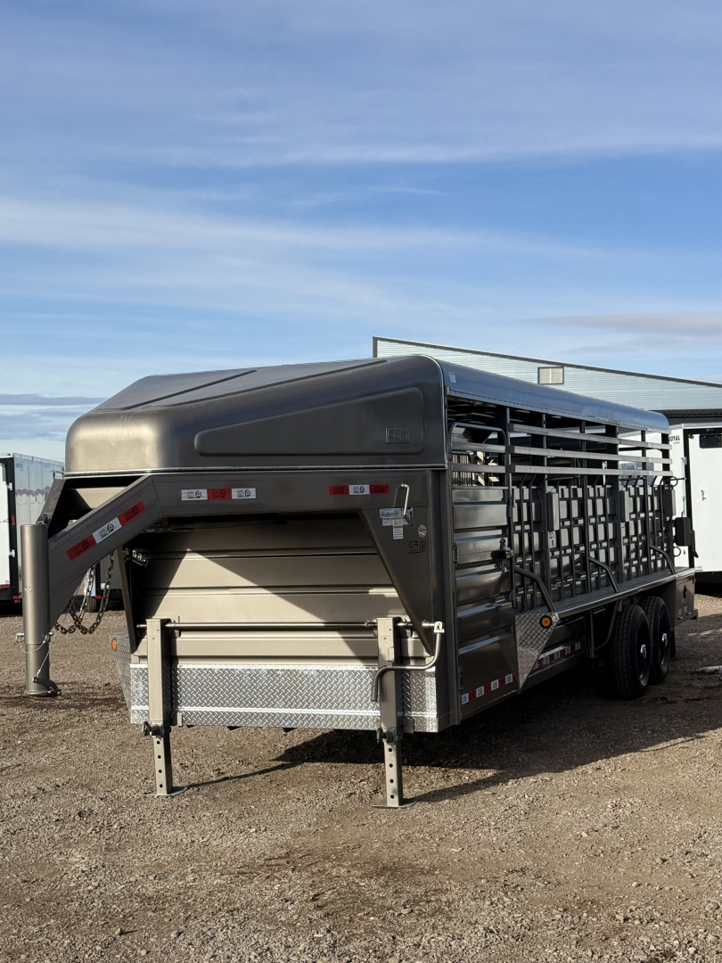 New 2026 GR Gooseneck 24' Stock Trailer 14K