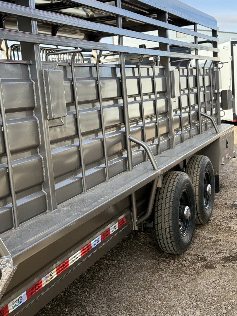 New 2026 GR Gooseneck 24' Stock Trailer 14K