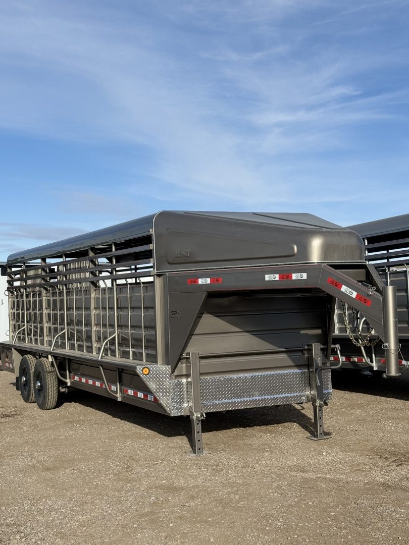 New 2026 GR Gooseneck 24' Stock Trailer 14K