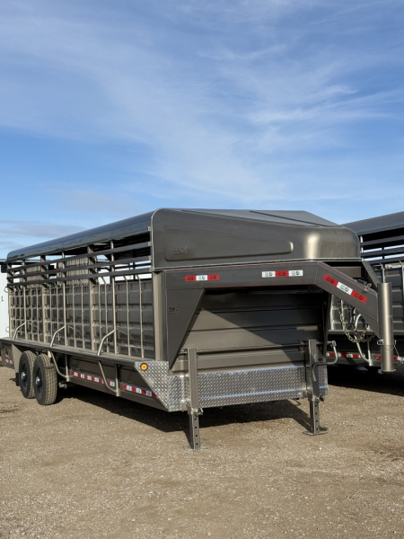 New 2026 GR Gooseneck 24' Stock Trailer 14K