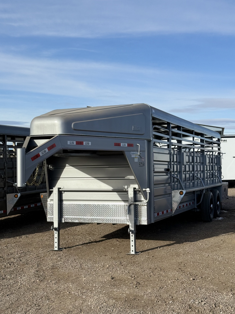 New 2026 GR Gooseneck 24' Stock Trailer 14K