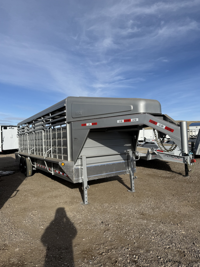 New 2026 GR Gooseneck 24' Stock Trailer 14K