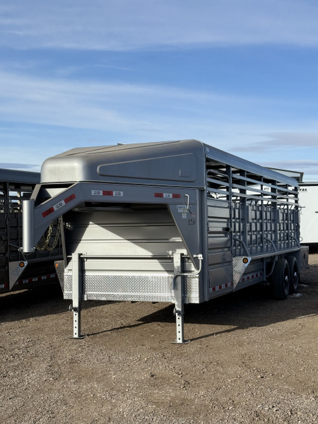 New 2026 GR Gooseneck 24' Stock Trailer 14K
