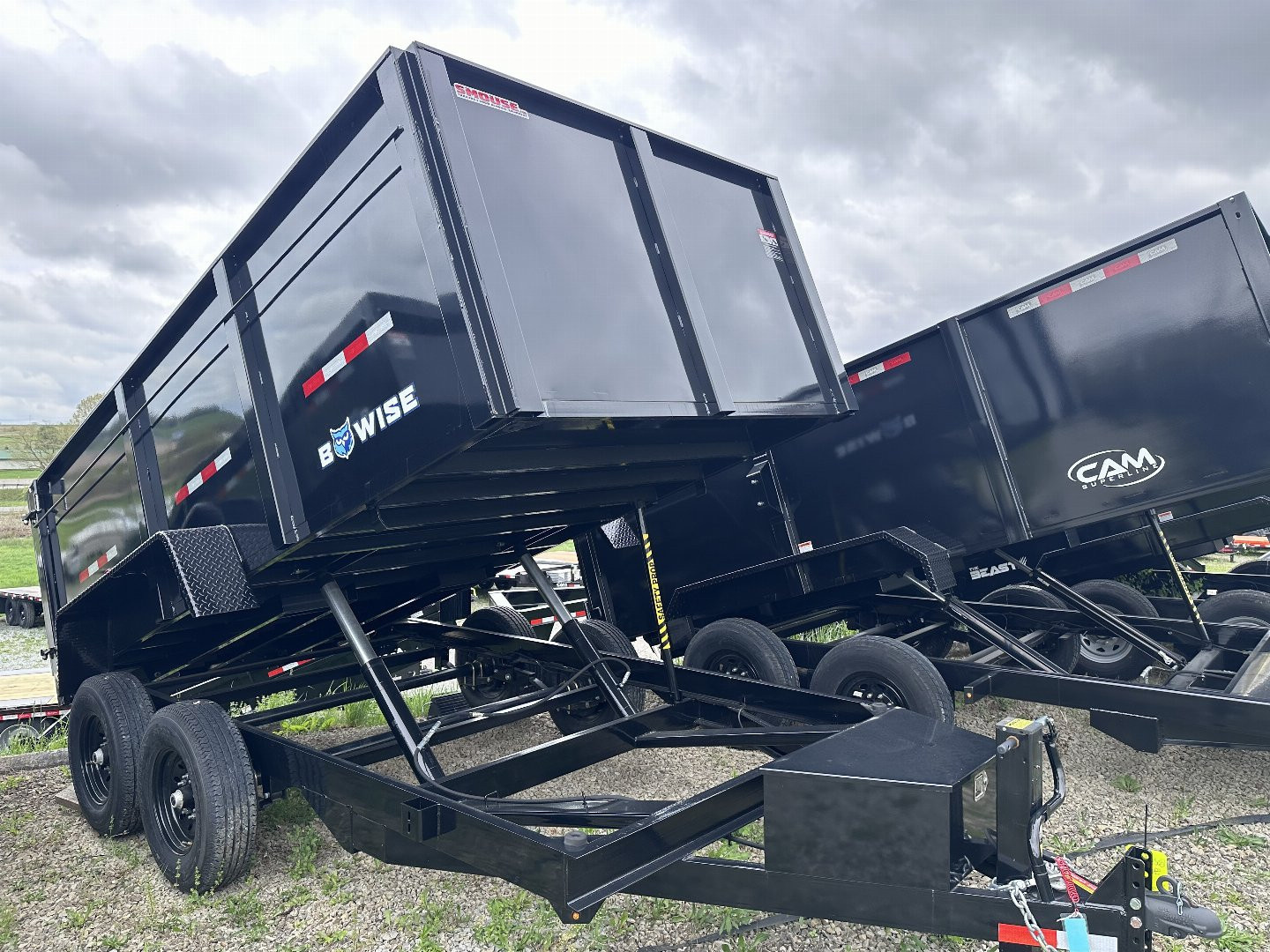 New 2026 BWise 6'9" x 14 Lo Pro Equipment Dump w/ 44" High Fixed Sides