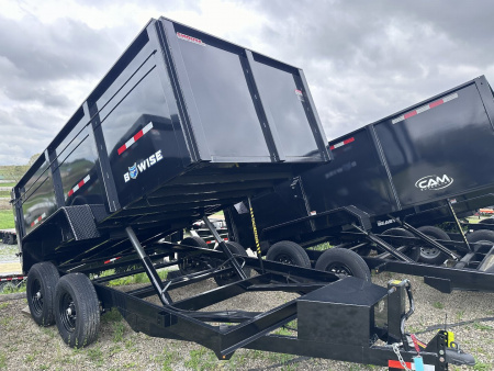 New 2026 BWise 6'9  x 14 Lo Pro Equipment Dump w/ 44  High Fixed Sides