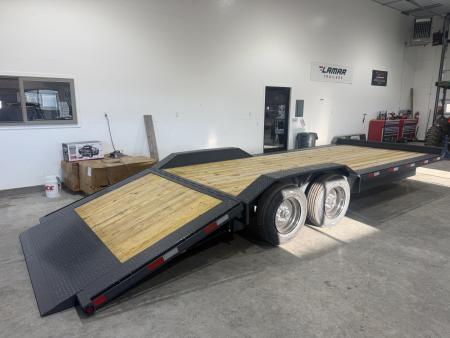 New 2026 HT Equipment Trailer 24' 16K Hydraulic Tail