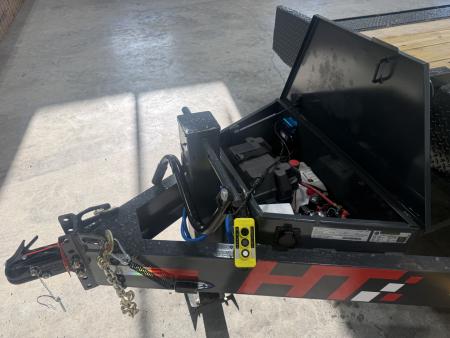 New 2026 HT Equipment Trailer 24' 16K Hydraulic Tail