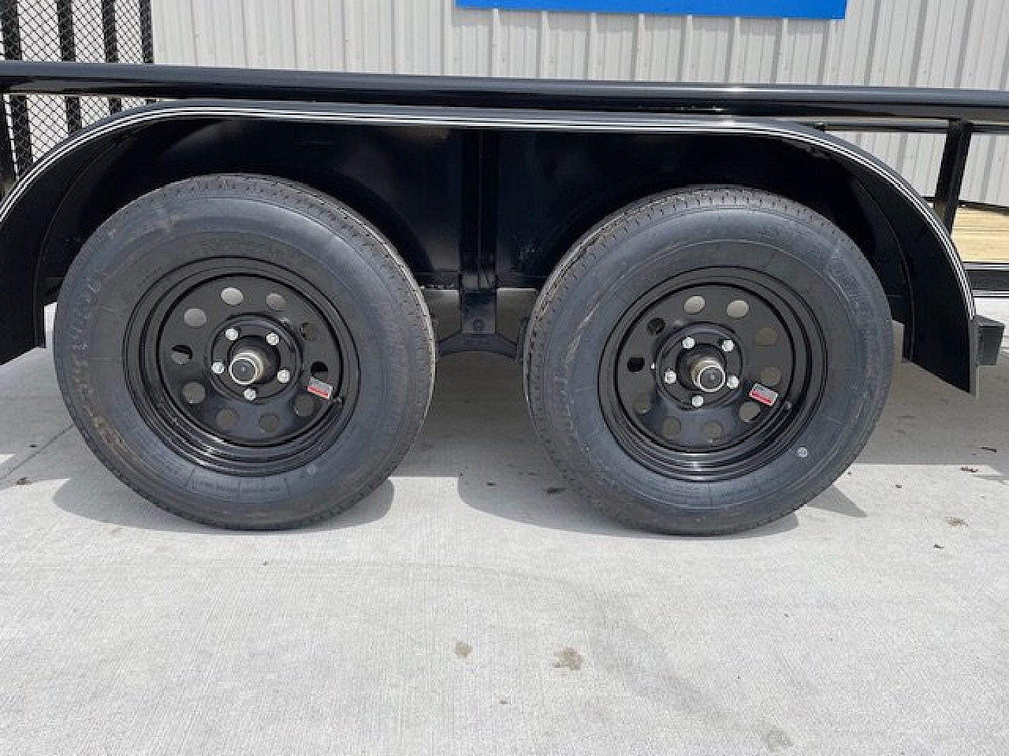 New 2025 DAVIDSON 83X12 (2)TANDEM AXLE PIPE TOP UTILITY W/36" GATE, DOVETAIL