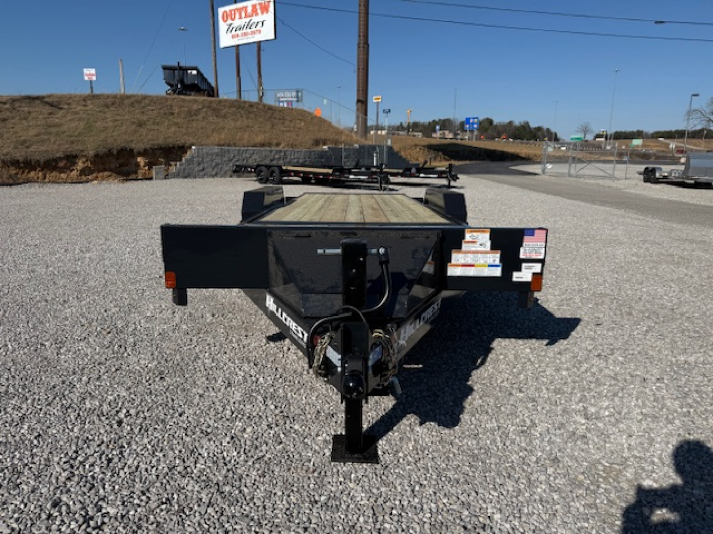 New 2026 Hillcrest Trailers 16+6 16k w/tool box Equipment Trailer