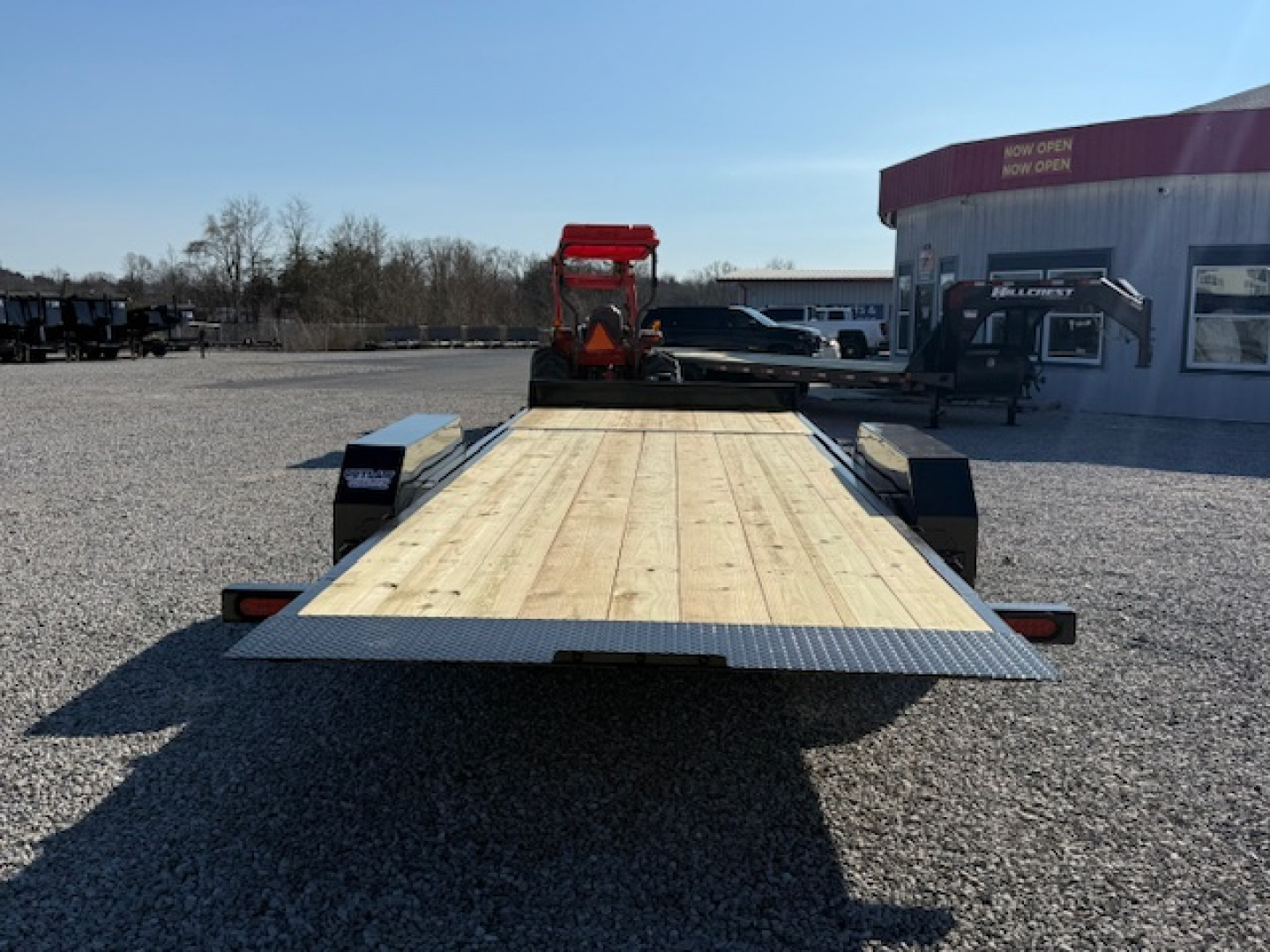 New 2026 Hillcrest Trailers 16+6 16k w/tool box Equipment Trailer