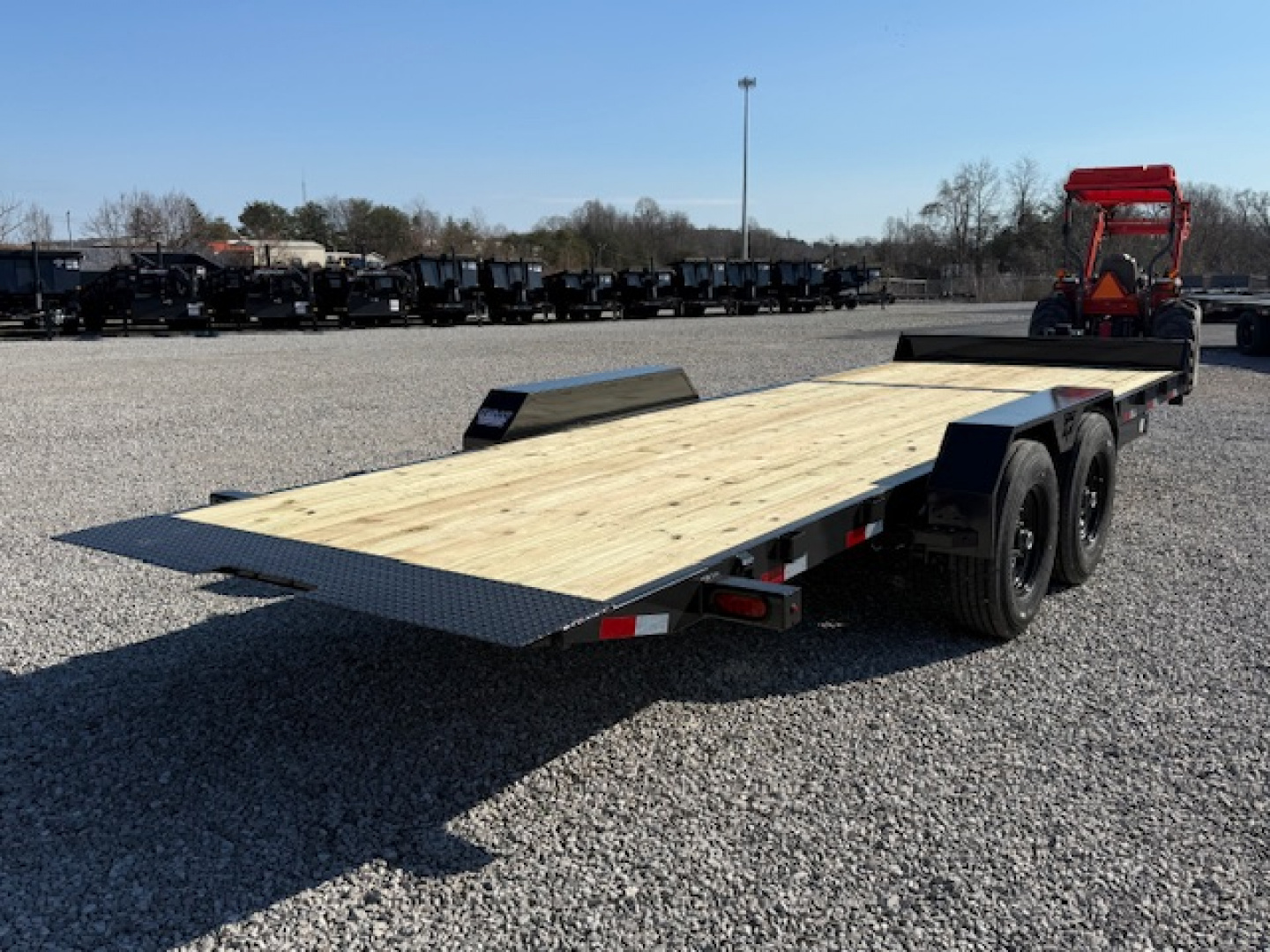 New 2026 Hillcrest Trailers 16+6 16k w/tool box Equipment Trailer