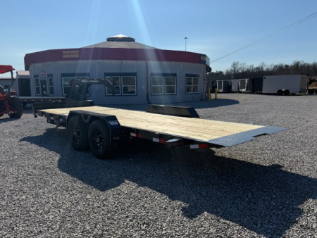 New 2026 Hillcrest Trailers 16+6 16k w/tool box Equipment Trailer