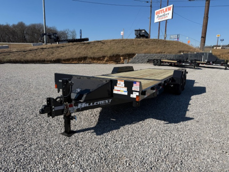 New 2026 Hillcrest Trailers 16+6 16k w/tool box Equipment Trailer